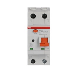 AFDD S-ARC1 C10 dispositivo rilevazione archi integrato con interruttore magnetotermico 6kA per protezione impianti residenziali e commerciali