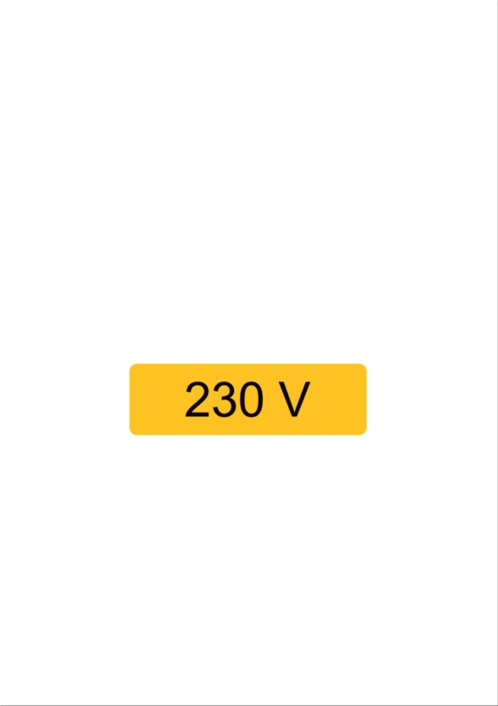 Etichetta avvertimento WST-OTY 30x100 mm segnalazione macchinari