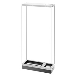 BASE E TESTATA - QUADRO DA PAVIMENTO CON VANO AFFIANCATO - QDX 630 H - (600+300)x400mm