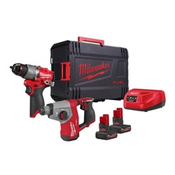 Kit M12 FUEL Trapano con percussione + Tassellatore FHAC16