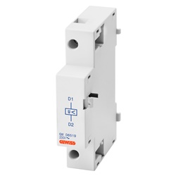 SGANCIATORE DI MINIMA TENSIONE PER SALVAMOTORI - 230V - 1 MODULO