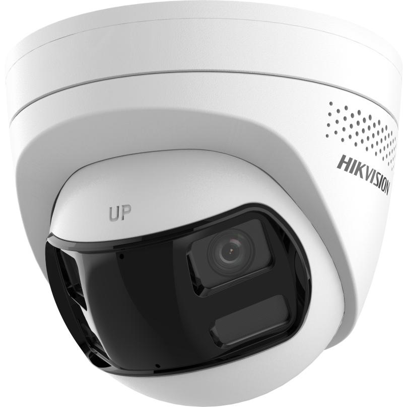 Telecamera turret IP 8MP dual lens panoramica PoE sorveglianza avanzata