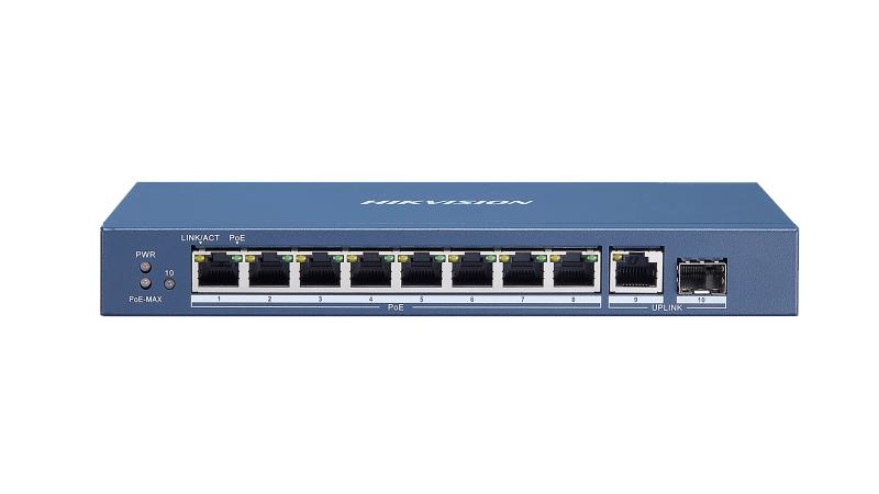 DS-3E0510P-E SWITCH GIGABIT UNMAN 8