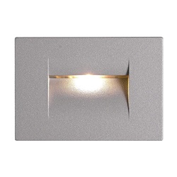 Segnapasso orizzontale LED 3W 3000K IP65 grigio incasso per esterno e interno