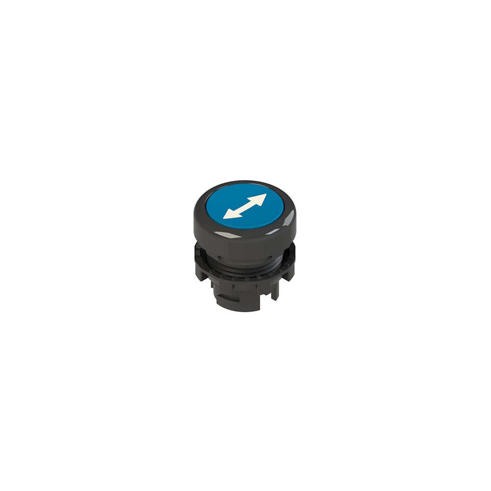 PULSANTE AD IMPULSO RASATO BLU CON