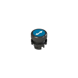 PULSANTE AD IMPULSO RASATO BLU CON