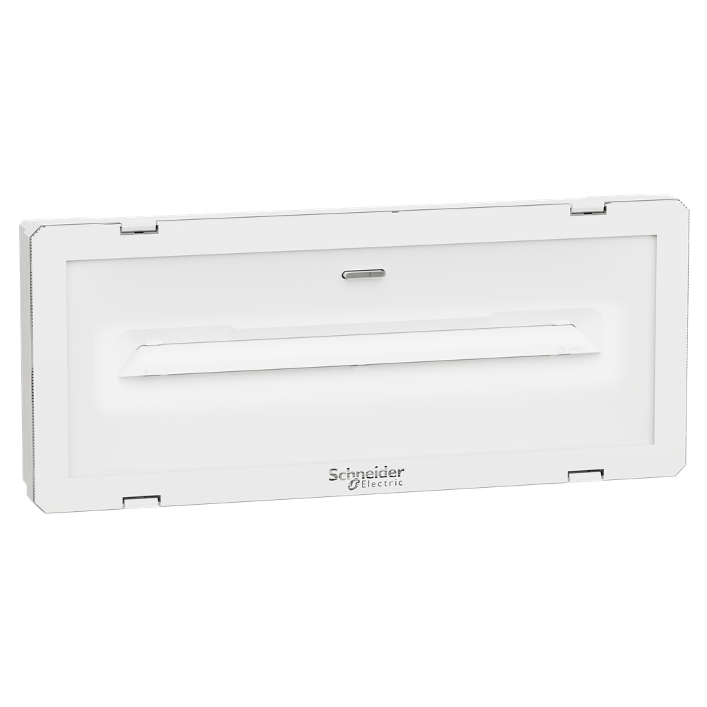 Lampada emergenza Exiway Smartled WALL 750 lm durata selezionabile IP65 parete ambienti interni ed esterni