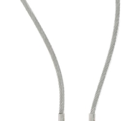 Lucchetto blocco con ansa cavo acciaio nylon rinforzato 400 mm per impianti elettrici ambienti ristretti