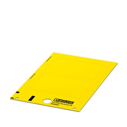 Etichetta gialla 85,6x54mm unisheet Phoenix Contact
