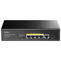 Switch Gigabit PoE 5 porte alimentazione via cavo Ethernet per reti professionali