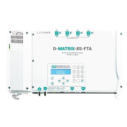 Centrale compatta D-MATRIX 8 ingressi satellitari COFDM TV