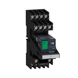 RELE  PRE-MONTATO 4 NC/NO 24 VDC 6A