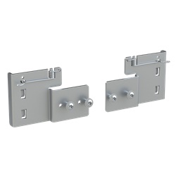 Staffa montaggio 220x200x20 mm per quadri elettrici AD1034 AD1053