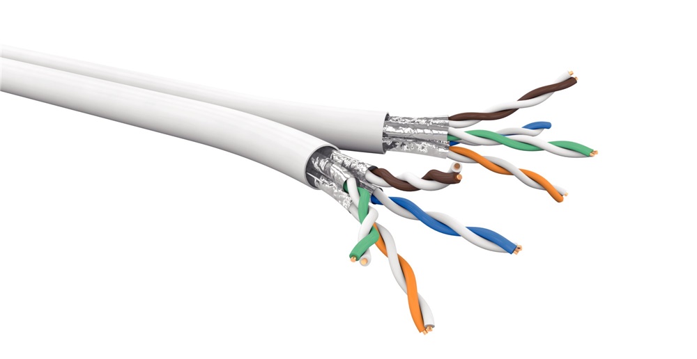 CABLE CAT6A 2X4P AWG23 U/FTP LSOH D