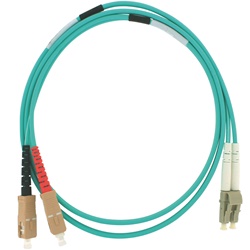 CORD DUPLEX LC/SC OM3 3M TURQUOISE