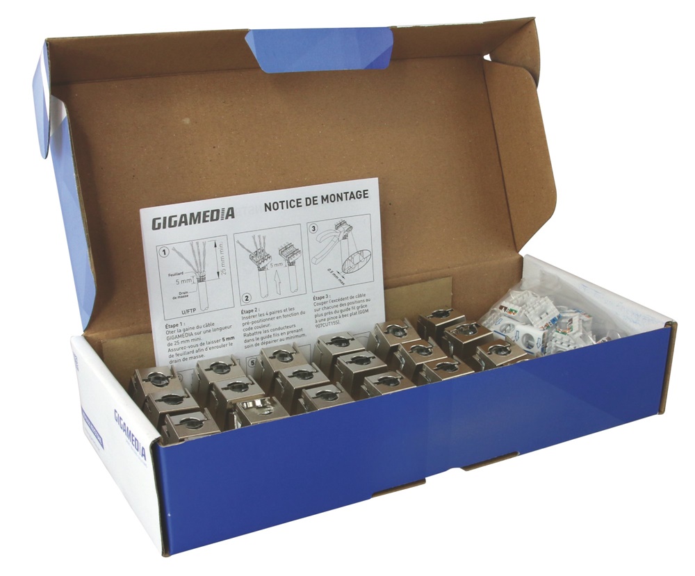 LOT DE 24PCS NKJSC6ATL CAT6A ISO AM