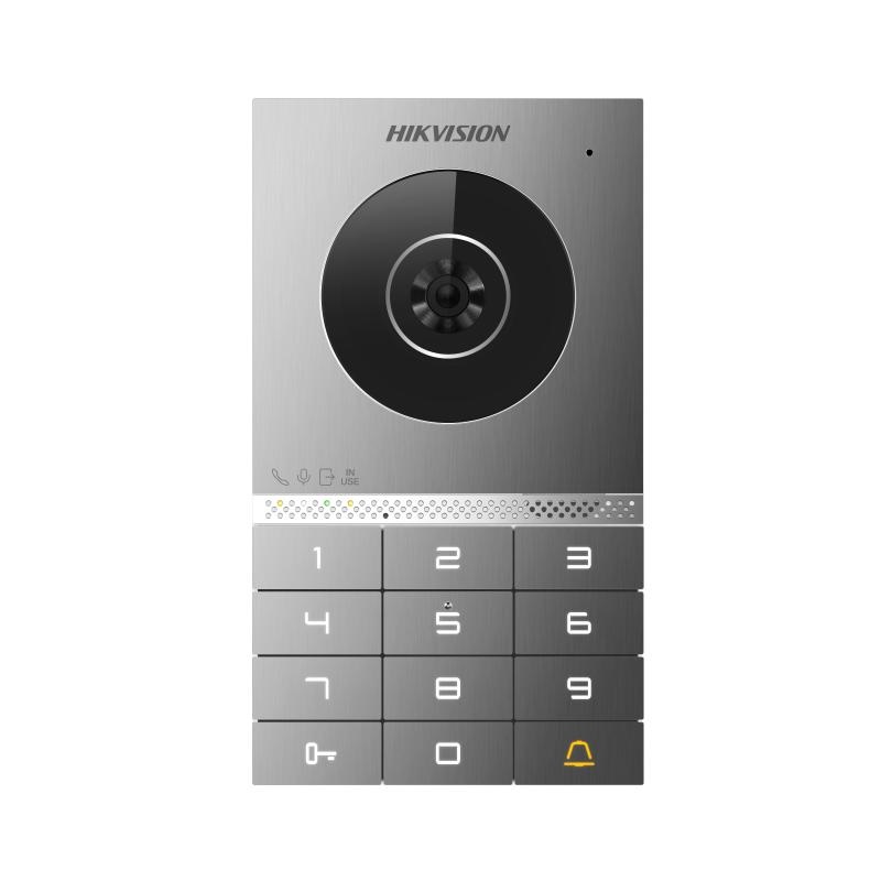 Postazione esterna controllo accessi digitale con tastiera numerica 12 pulsanti e lettore card resistente agenti atmosferici