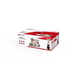 Videocitofono bifamiliare due fili kit DS-KIS705EY 2 monitor espandibile montaggio a parete
