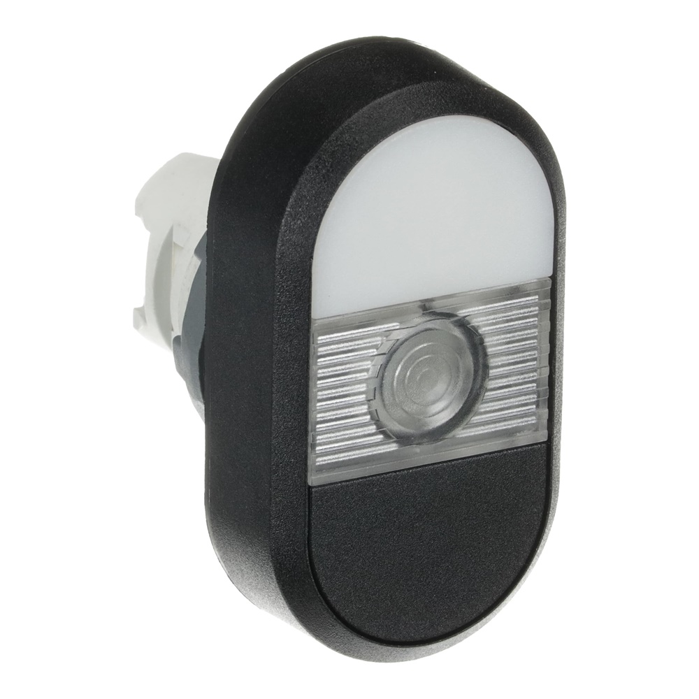 ABEO 550 7 Pulsante Doppio Luminoso Trasparente Sicurezza Impianti Elettrici
