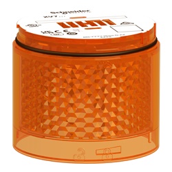Elemento luminoso LED arancione fisso 24V per colonne modulari Harmony XVB7 IP66 industriale