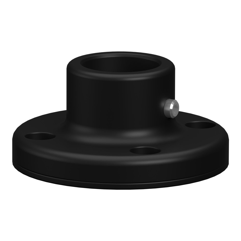 Supporto montaggio universale metallo nero IP66 per colonne luminose Harmony XV4 XV6 XVB7