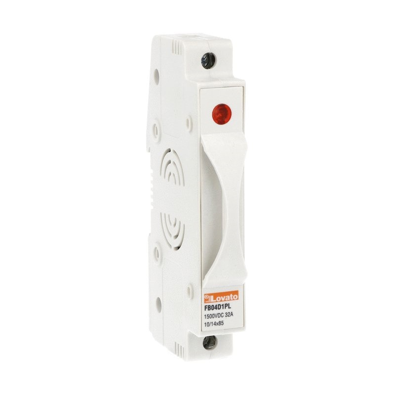 Portafusibile 1P 10x14x85mm 1500VDC per impianti fotovoltaici