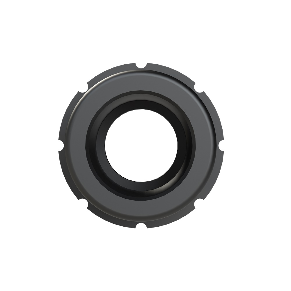 Raccordo militare DN12 filettatura UNEF 7/8-20 PA6 nero IP68 per canalizzazioni corrugate