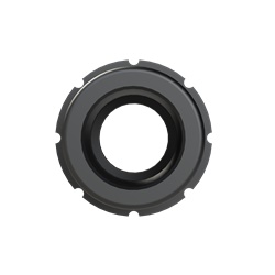 Raccordo militare DN12 filettatura UNEF 7/8-20 PA6 nero IP68 per canalizzazioni corrugate