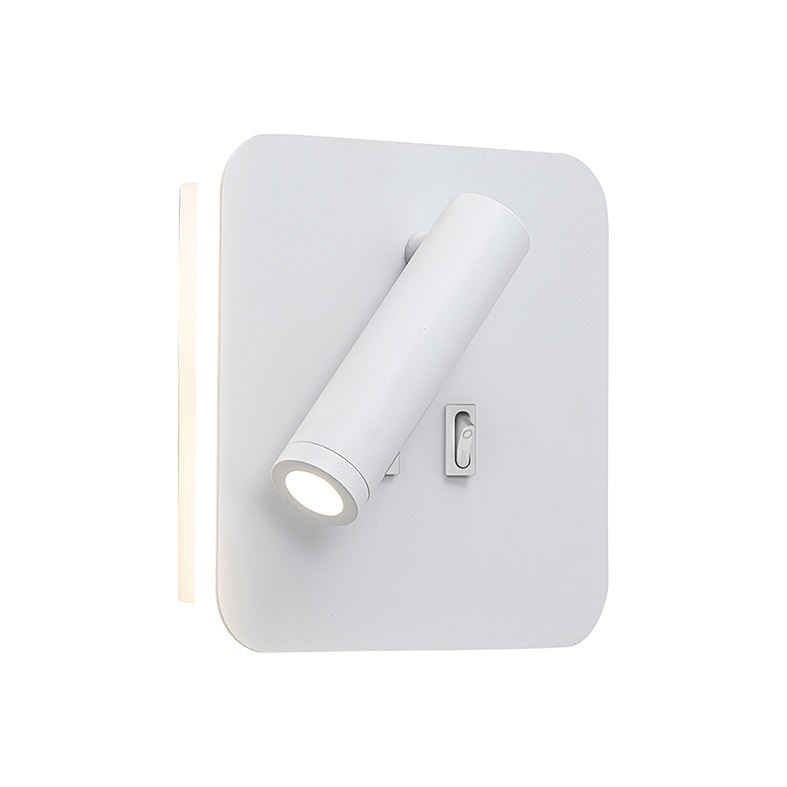 LAMPADA PARETE LED 3K BIANCA 3W+8W