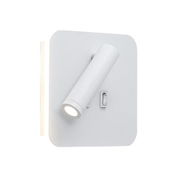 LAMPADA PARETE LED 3K BIANCA 3W+8W