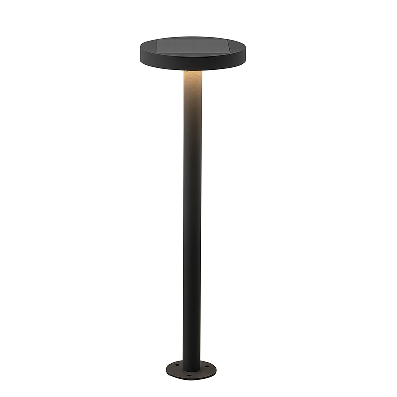 Bollard solare LED 2,2W 3000K IP54 antracite per illuminazione esterni giardini terrazze