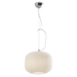 SOSPENSIONE IN VETRO SOFFIATO BIANC