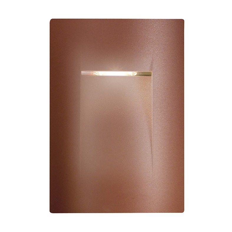 KOR002CO | Segnapasso verticale LED 3W finitura corten incasso interno ...