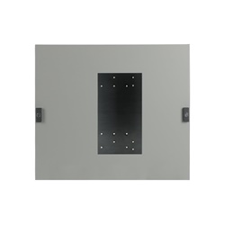 Kit quadro modulare verticale 450x600 mm con interruttore differenziale 4 poli per impianti elettrici civili e industriali