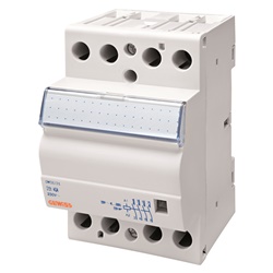 Contattore modulare 40A 3 contatti 230V 3 moduli per automazione impianti elettrici industriali e civili