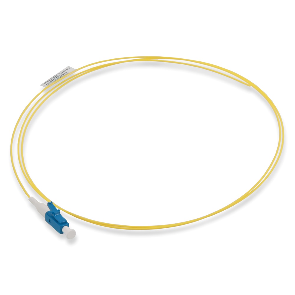 Pigtail fibra ottica monomodale OS2 9/125 LC 1 metro LSZH per LAN WAN