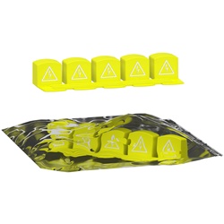 Set 20 copridenti gialli isolamento pettine 9mm compatibili Acti9 iC60 Vigi iC60