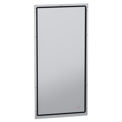 Pannello posteriore acciaio 1200x600 mm per armadio elettrico modulare PanelSeT SFN grigio RAL 7035