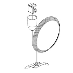 KIT SOSPENSIONE 1,5 M BINARIO BIANC