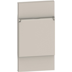 Cover sportello 2 moduli per prese standard tedesco franco/belga sabbia