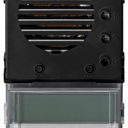 Unità elettronica 2F+ audio LED tastiera acciaio inox per targhe audio Patavium Steely con display e rubrica 6400 posti interni