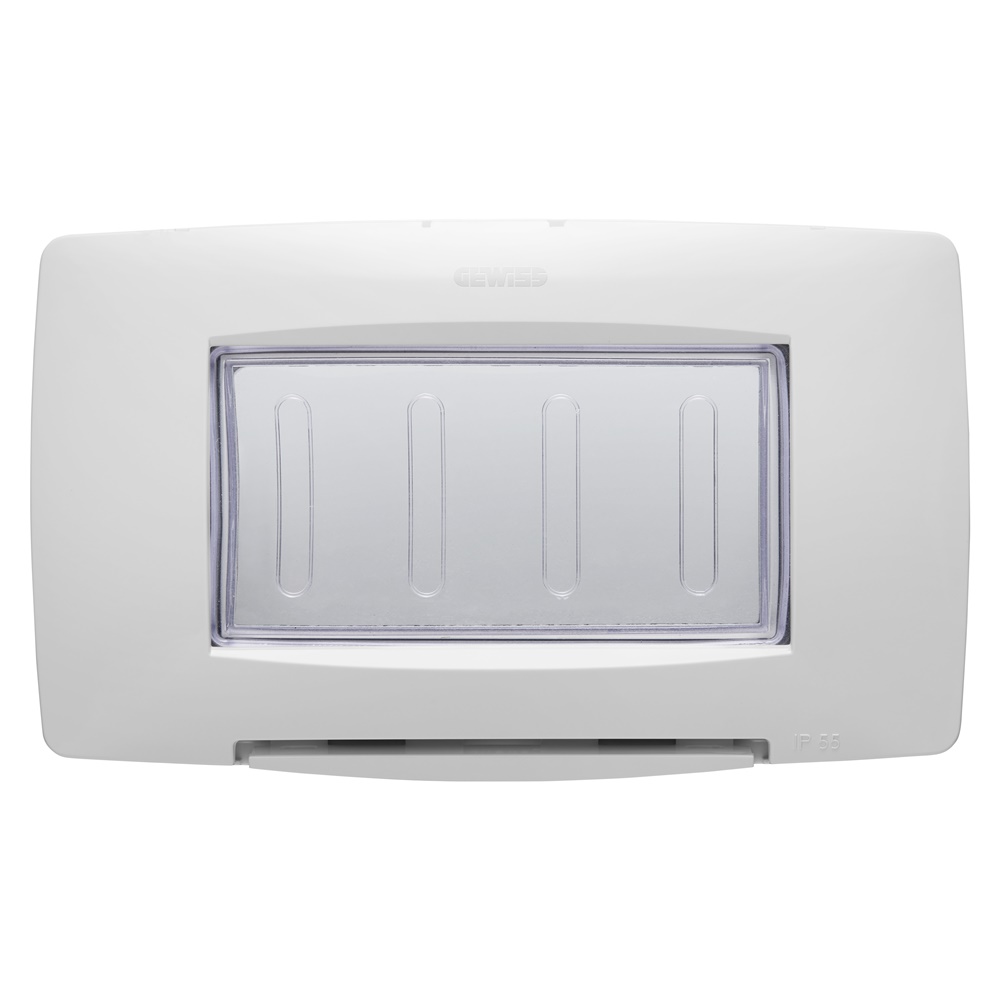 PLACCA STAGNA 4P IP55 BIANCO