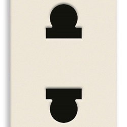 PRESA SICURY 2P 16A USA+EU CANAPA