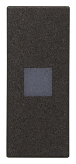 TASTO 1M CON DIFFUSORE ASSIALE NERO