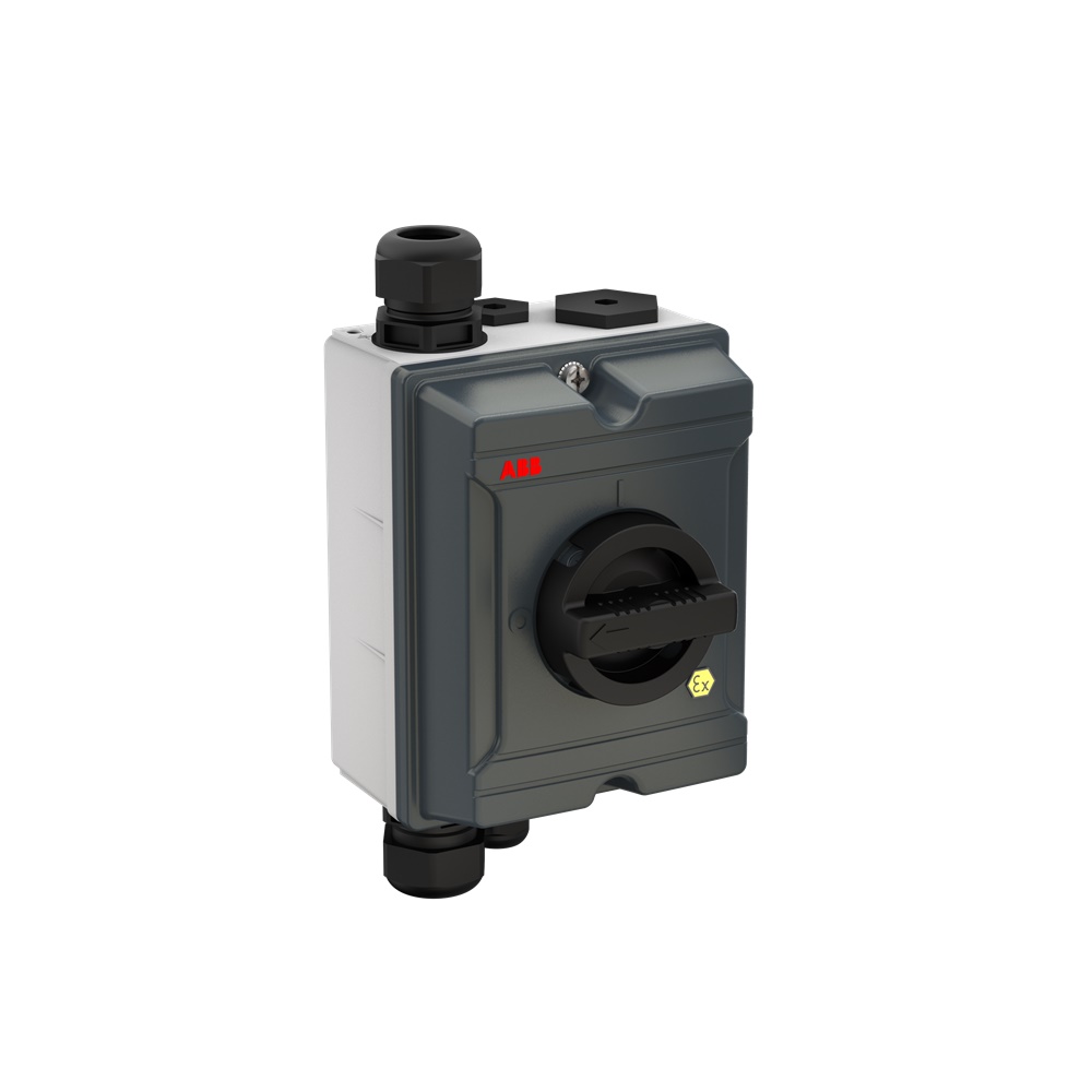 Sezionatore ATEX EMC 3 poli 415V 23A 11kW IP65 alluminio zona 22 sicurezza industriale