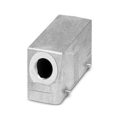 Custodia protettiva alluminio B24 impermeabile con uscita cavi laterale M32, altezza 60 mm, bloccaggio trasversale standard