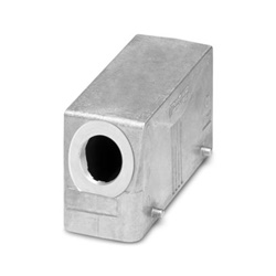 Custodia protettiva alluminio B24 impermeabile con uscita cavi laterale M32, altezza 60 mm, bloccaggio trasversale standard