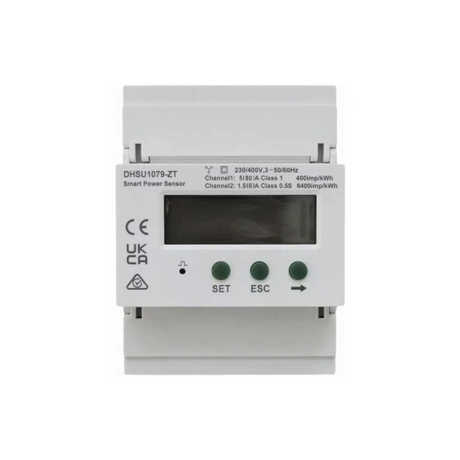 Sensore potenza trifase smart per monitoraggio energia industriale