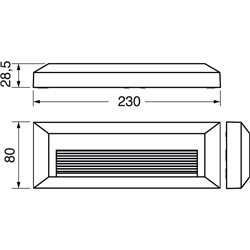 Segnapasso triplo CCT regolabile IP65 per installazioni elettriche interne ed esterne