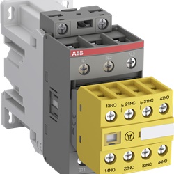 Contattore AFS30Z 3 poli 690V 24VDC 50A per controllo motori fino 15kW applicazioni industriali